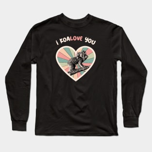 I koalove you - a retro vintage design Long Sleeve T-Shirt